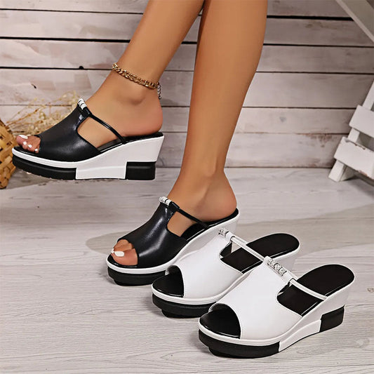 🔥🔥Kaufen Sie 2, kostenloser Versand👉Bequeme orthopädische Sandalen mit dicker Sohle für Damen