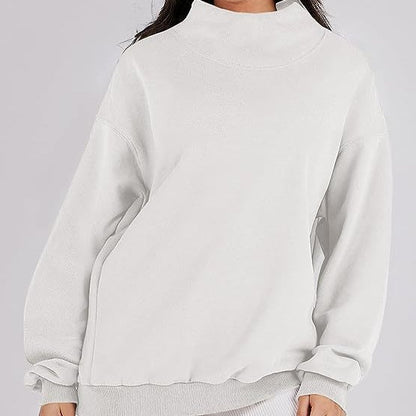 Pullover-Sweatshirt mit Rollkragen und langen Ärmeln für Damen💝💖Neu eingetroffen - 49% RABATT