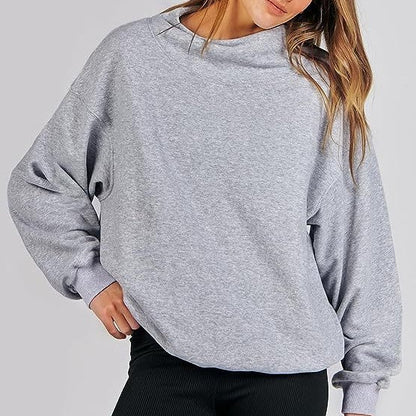 Pullover-Sweatshirt mit Rollkragen und langen Ärmeln für Damen💝💖Neu eingetroffen - 49% RABATT