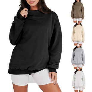 Pullover-Sweatshirt mit Rollkragen und langen Ärmeln für Damen💝💖Neu eingetroffen - 49% RABATT