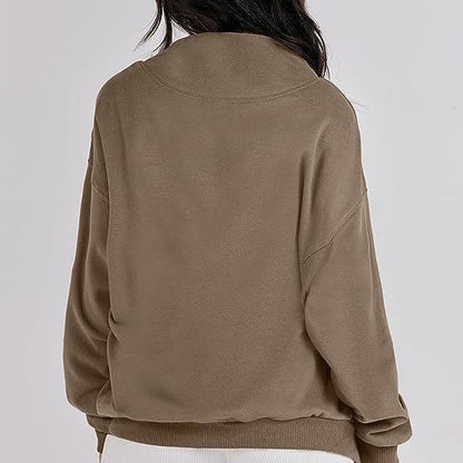 Pullover-Sweatshirt mit Rollkragen und langen Ärmeln für Damen💝💖Neu eingetroffen - 49% RABATT