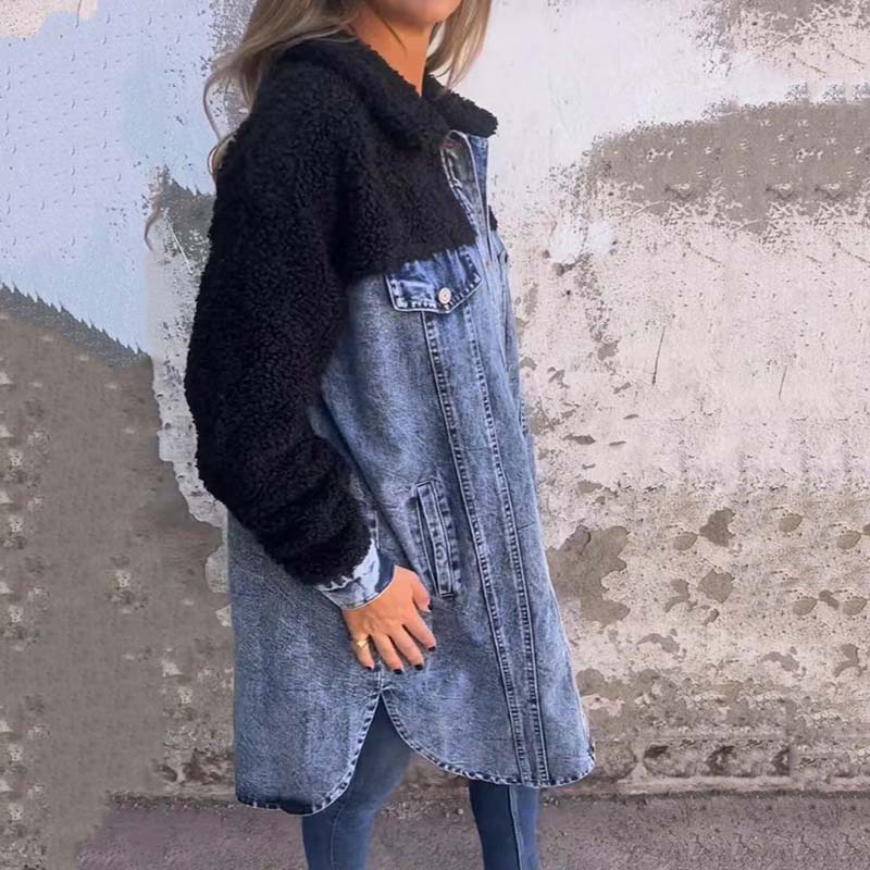 🍂 HEISSER VERKAUF 49% 🍂 Denim Long Shirt Jacke für Frauen