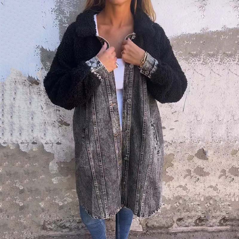 🍂 HEISSER VERKAUF 49% 🍂 Denim Long Shirt Jacke für Frauen