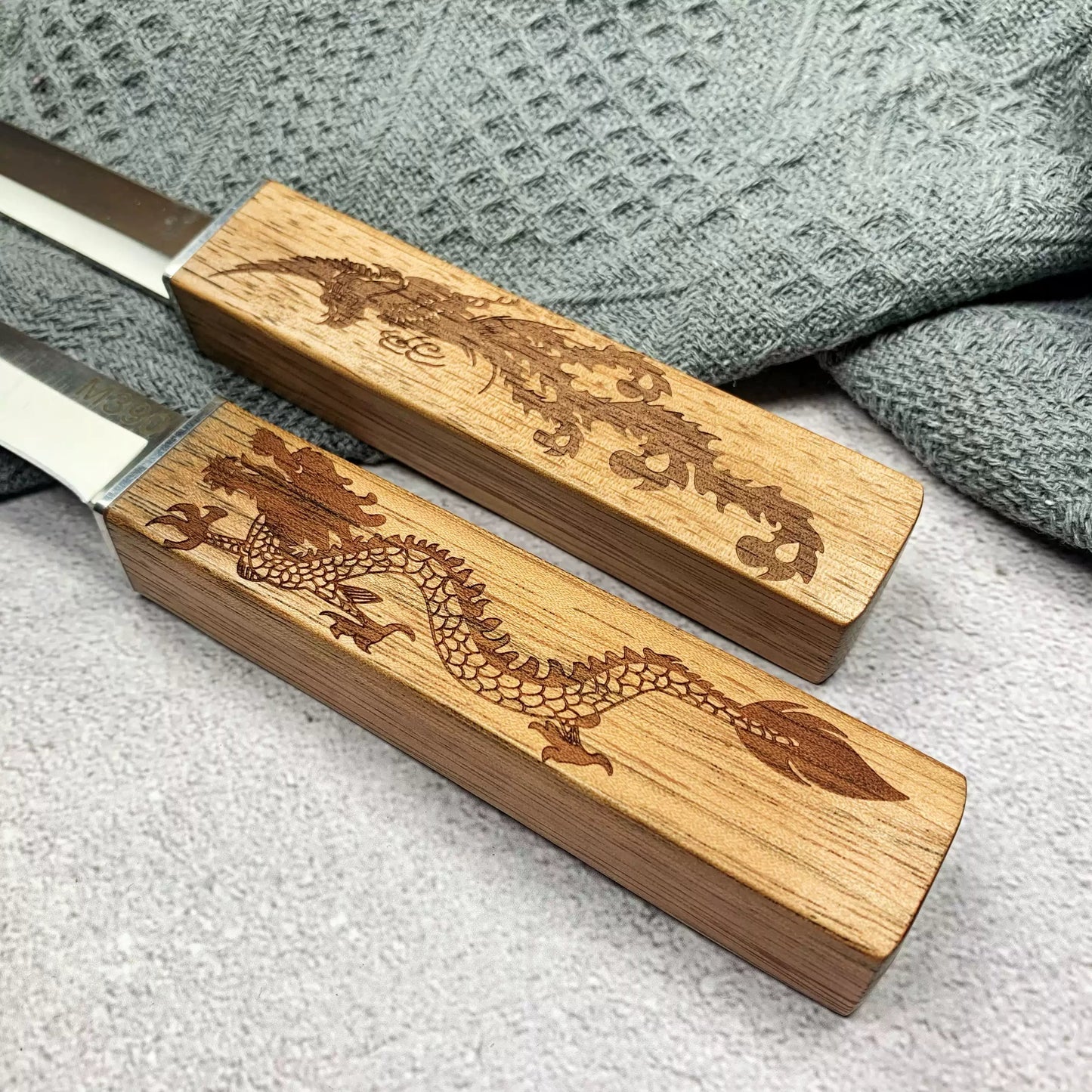 🔥Outdoor Camping Portable Dragon and Phoenix Double Blades🔥