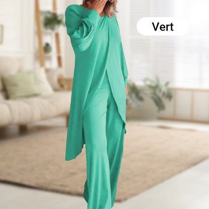 💥VERKAUF 49 % Rabatt💕Ultraweiches und bequemes Set aus Oberteil und Hose für Damen