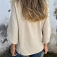🌸Lässiges Jacquard-Oberteil mit Rundhalsausschnitt für Damen