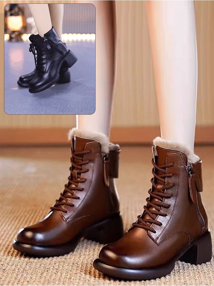 💕Ideales Geschenk - Stiefel im britischen Vintage-Stil