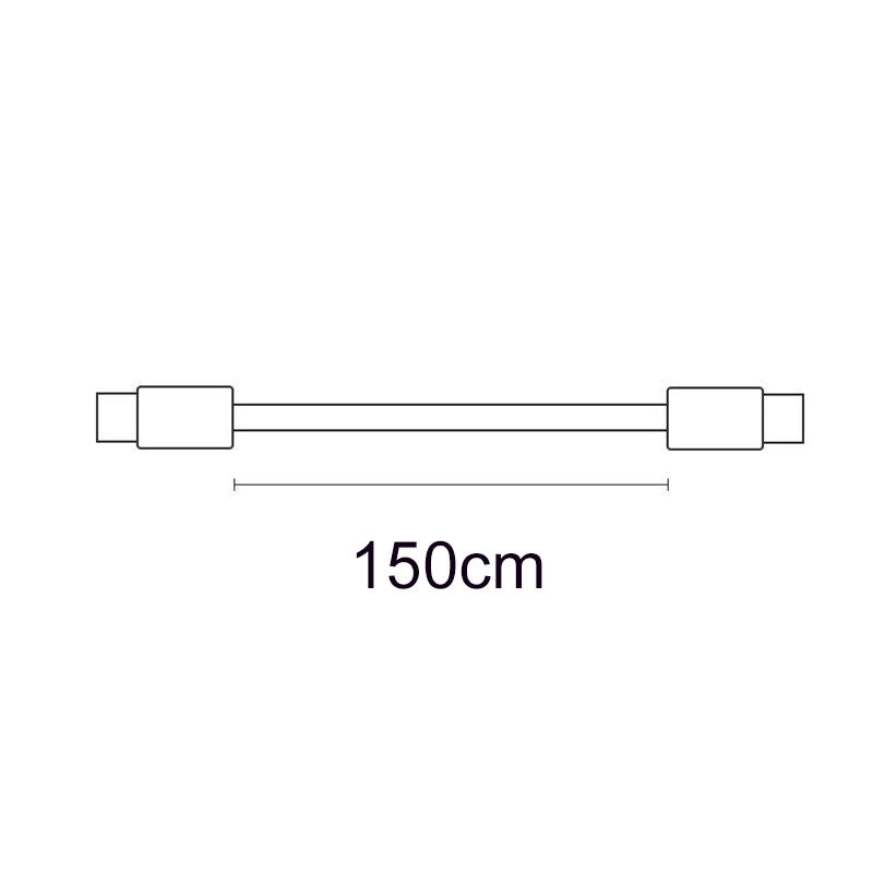 Mit Feder einziehbares 4-in-1-Datenkabel für superschnelles Laden