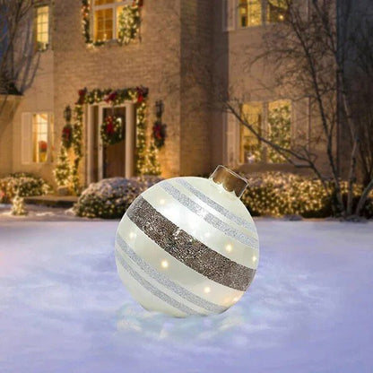 ✨49 % RABATT✨Aufblasbarer Weihnachtsball aus PVC für den Außenbereich