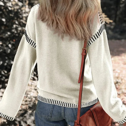 Lässiger Strickpullover für Damen