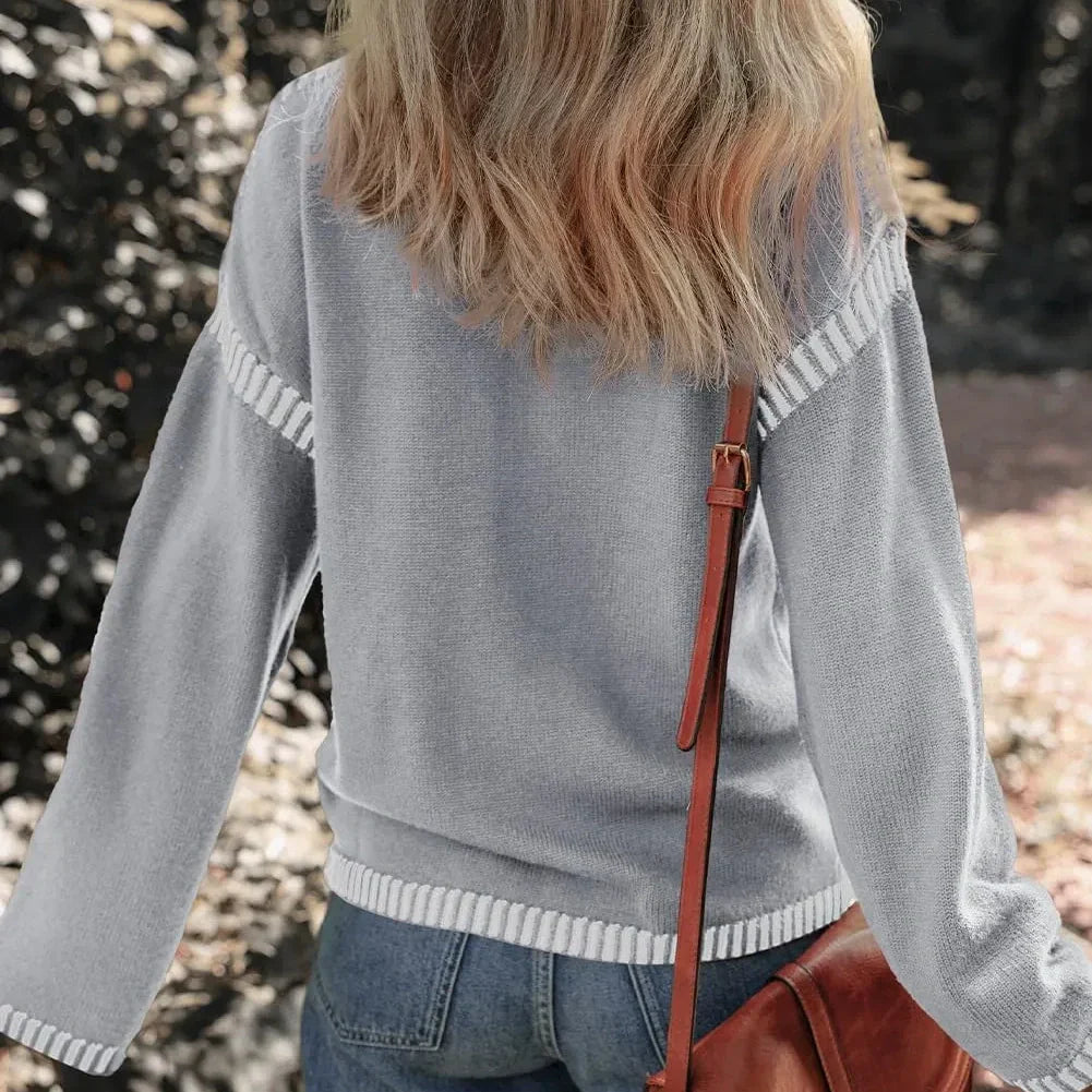 Lässiger Strickpullover für Damen