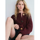🎁2025 Ultraentspannte Atmosphäre: Exklusive Strickjacke mit Lochmuster✨