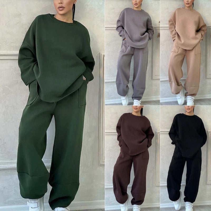 🔥HEISSER VERKAUF 49 % RABATT🔥 2-teiliges Oversized-Sweatshirt-Set für Damen