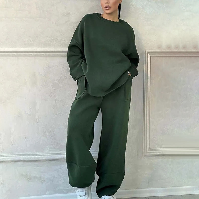 🔥HEISSER VERKAUF 49 % RABATT🔥 2-teiliges Oversized-Sweatshirt-Set für Damen