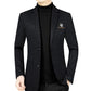 Slim-Fit-Freizeitanzugjacke für Herren【Bequem und warm】