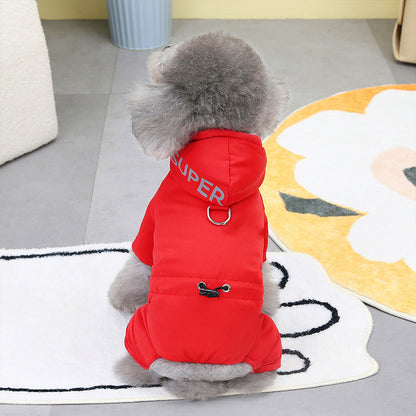 🐾Wasserdichte Hundewinterjacke mit D-Ring