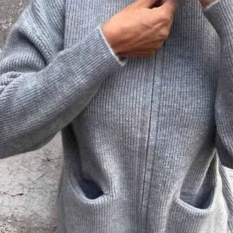 Gemütliche Strickjacke mit Reißverschluss für Damen