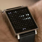 Qlocktwo W35 Unisex-Armbanduhr aus feinem Stahl