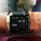Qlocktwo W35 Unisex-Armbanduhr aus feinem Stahl