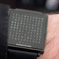 Qlocktwo W35 Unisex-Armbanduhr aus feinem Stahl
