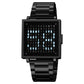 Qlocktwo W35 Unisex-Armbanduhr aus feinem Stahl