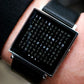 Qlocktwo W35 Unisex-Armbanduhr aus feinem Stahl