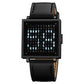 Qlocktwo W35 Unisex-Armbanduhr aus feinem Stahl