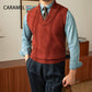 🎅Weihnachtsverkauf - 49 % RABATT🎅 Elegante Strickweste im Slim Fit für Herren