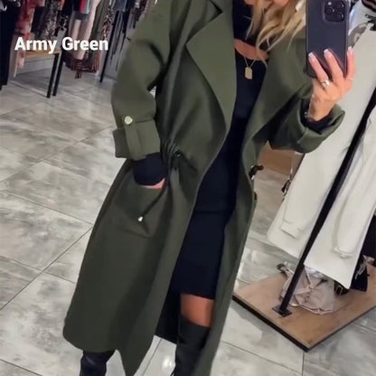 🥼Eleganter langer Trenchcoat für Damen