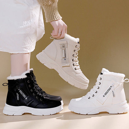 Women's Winter Warm Plush-Lined Snow Boots