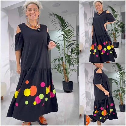 ✨Neues Retro-Kleid aus Baumwolle