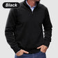 Herren Basic-Pullover mit Reißverschluss