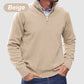 Herren Basic-Pullover mit Reißverschluss