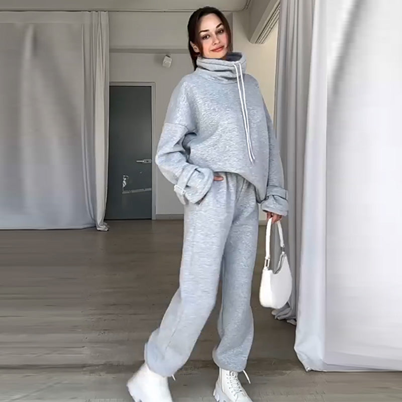 ✨Lässiges 2-teiliges Sweatshirt- und Jogginghosen-Set für Damen