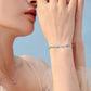 💖[Herz des Ozeans] Süß funkelndes Zirkonia Armband & Halskette Set💎