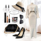 👗Elegantes 2-teiliges Set aus Strickoberteil und Kleid mit Rollkragen✨