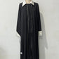 🎀Klassisches, einfarbiges, knöchellanges Kleid mit Revers für Damen