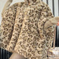 💖Damen-Kunstpelzjacke mit Leopardenmuster