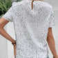 Stylisches Damen T-Shirt mit Rundhalsausschnitt und Pailletten