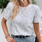 Stylisches Damen T-Shirt mit Rundhalsausschnitt und Pailletten
