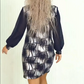 🍃Elegantes Kleid mit Rundhalsausschnitt und langen Ärmeln✨