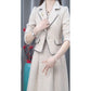 🛍️Modisches 2-teiliges Set aus Blazer und ärmellosem Kleid für Damen