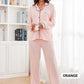 👚✨Langärmliges Pyjama-Set aus Modal für Damen mit Knopfleiste🎀