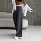 Weite Hose mit hoher Taille für Damen