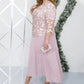 Maximal 49% Rabatt!🏆Kleid Set in großen Größen mit besticktem Überwurf