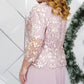 Maximal 49% Rabatt!🏆Kleid Set in großen Größen mit besticktem Überwurf