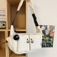 Messenger-Tasche aus Canvas mit großem Fassungsvermögen