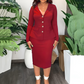 Zweiteiliges Set aus Business-Reversjacke und Rock für Damen