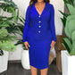 Zweiteiliges Set aus Business-Reversjacke und Rock für Damen