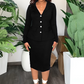Zweiteiliges Set aus Business-Reversjacke und Rock für Damen
